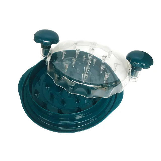Meat Shredder Tool | Spiked Twist Lid, Twin Grip Handles