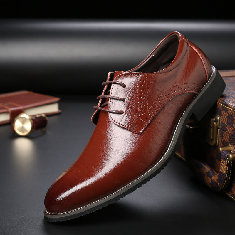 Men's Shoes – Classic Derby Design Lightweight Comfort Footwear