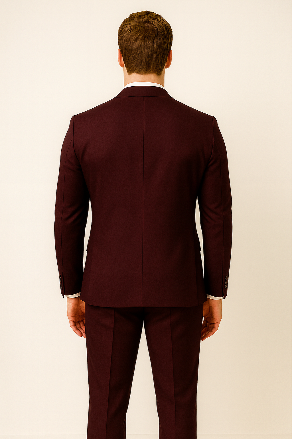 Men's Three Piece Suit Set – Tailored Fit 100% Polyester