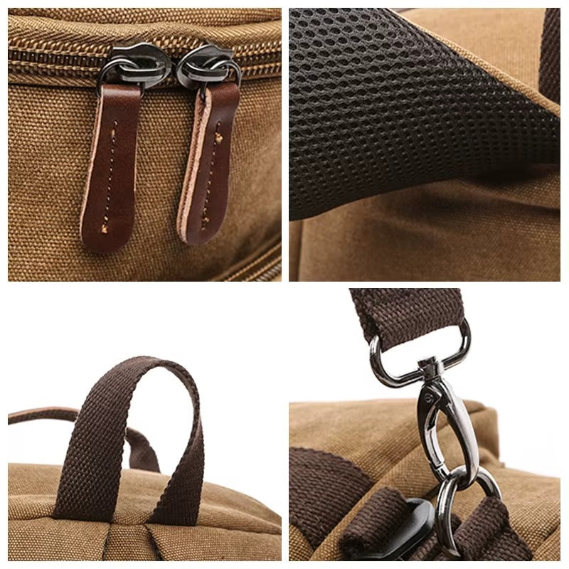 Men's Canvas Duffle Bag - Large Capacity Travel & Daily Use