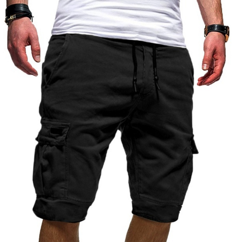 Men's Cargo Shorts – Relaxed Fit, Multi-Pocket Design, Mid-Thigh Length