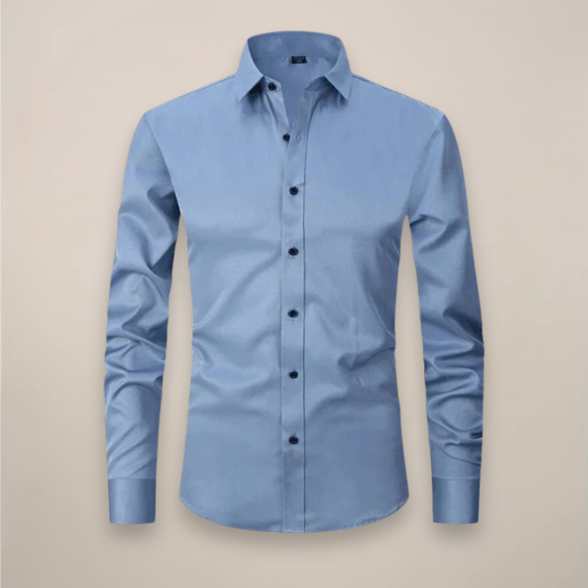Men's Dress Shirts – Long-Sleeved Structured Fit Wrinkle-Free Fabric