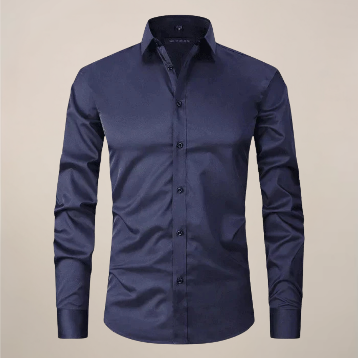 Men's Dress Shirts – Long-Sleeved Structured Fit Wrinkle-Free Fabric