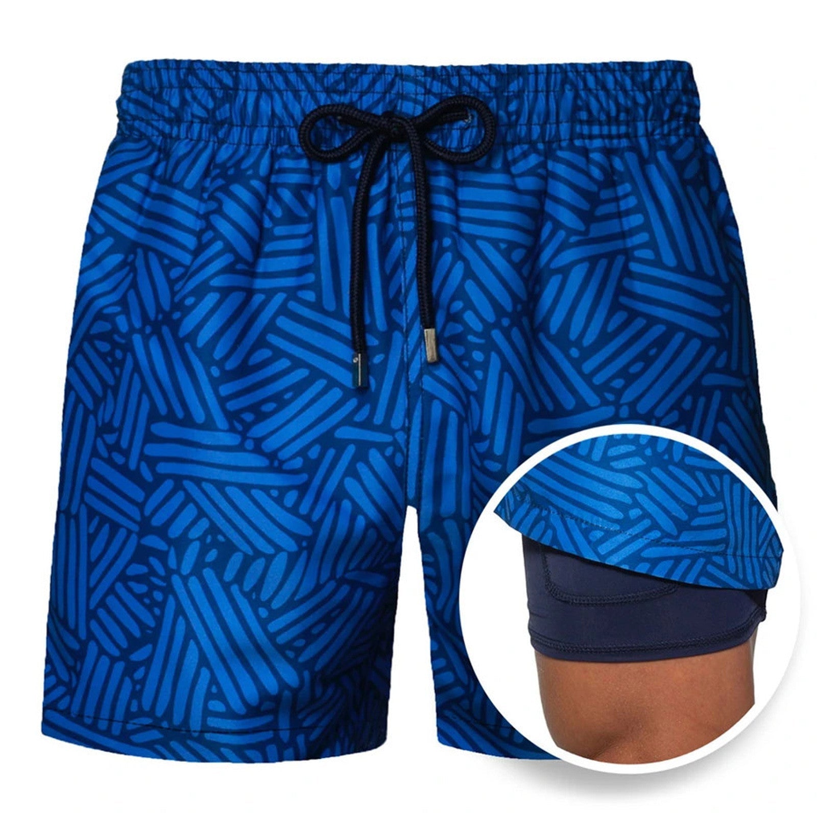 Men's Swim Shorts – Quick Dry Double Layer Design