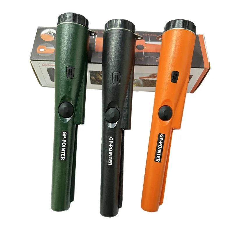 Metal Detector Pinpointer Handheld | 360° Side-Scan & Pinpoint Tip | Waterproof Gold, Coin & Relic Finder Tool