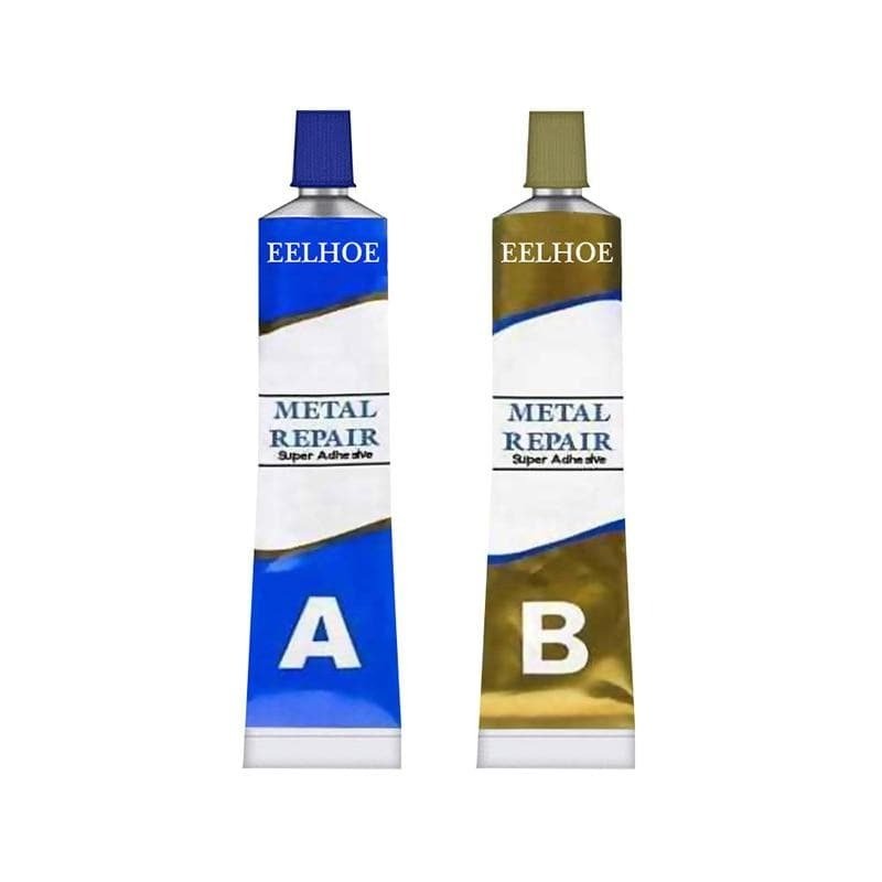 Metal Repairing Adhesive | Two-Part A and B Epoxy for Bonding and Filling