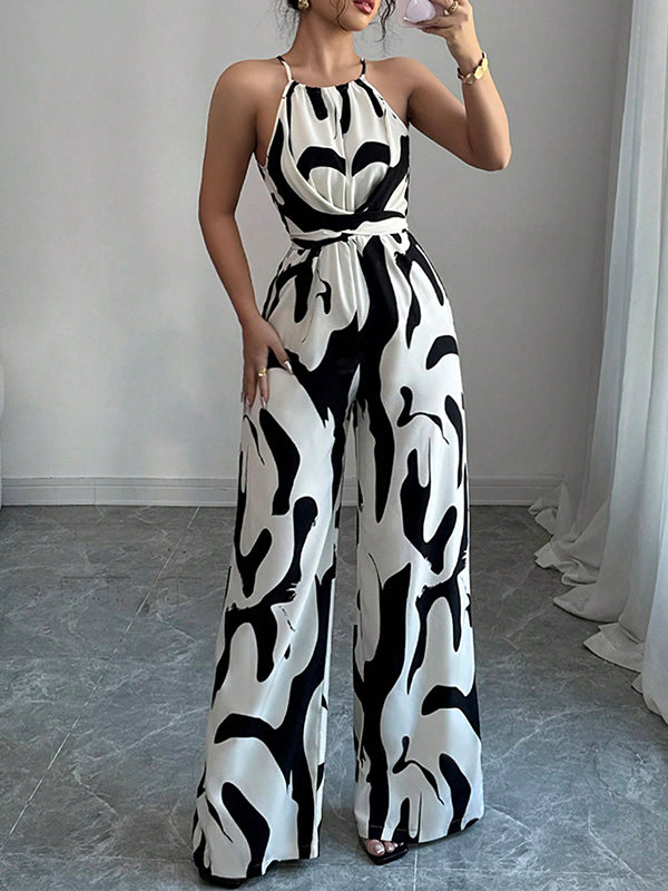 Mia | Elegant Black Wide-Leg Jumpsuit for Women