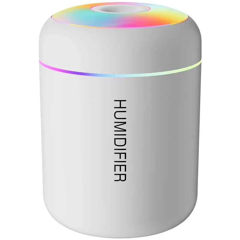 Mini USB Humidifier with 180 ml Water Tank | 40 ml/h Mist Output | Built-in LED Mood Light for Desk, Bedroom & Office Spaces 8