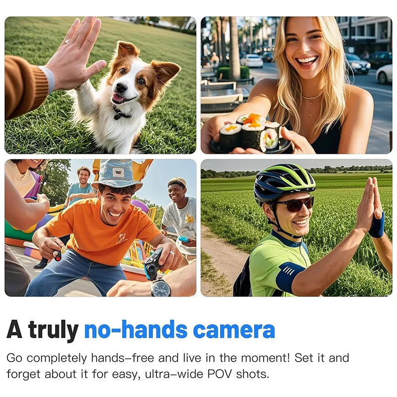 Mini Magnetic POV 4K Action Camera – Portable Body Worn & Sports Recording Camera - Personal Body Camera 7