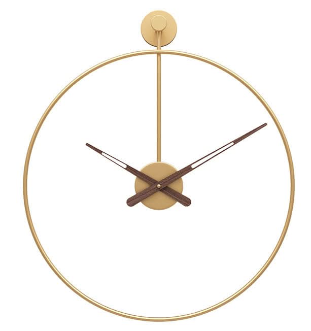 Minimalist | Modern Wall Clock - 16-Inch Silent Iron Frame