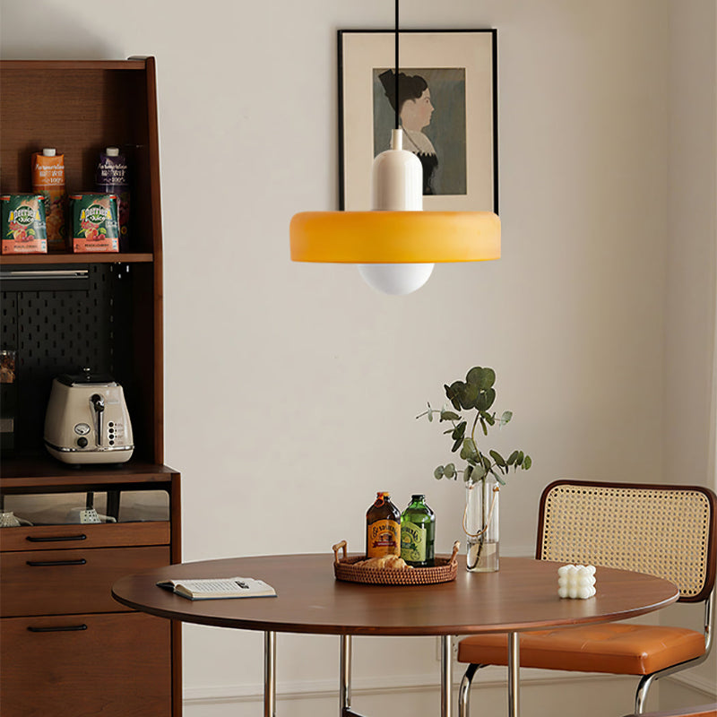 Pendant Lamp Handmade Glass Geometric Bauhaus with Adjustable Cord 31
