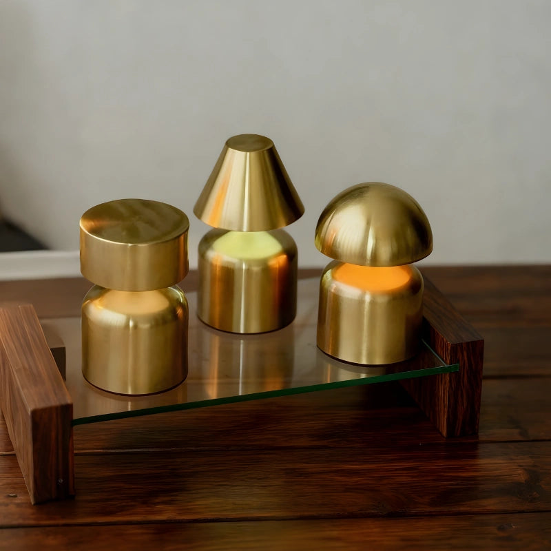 Modern Wrought Iron Table Lamp – Dimmable and Rechargeable 2