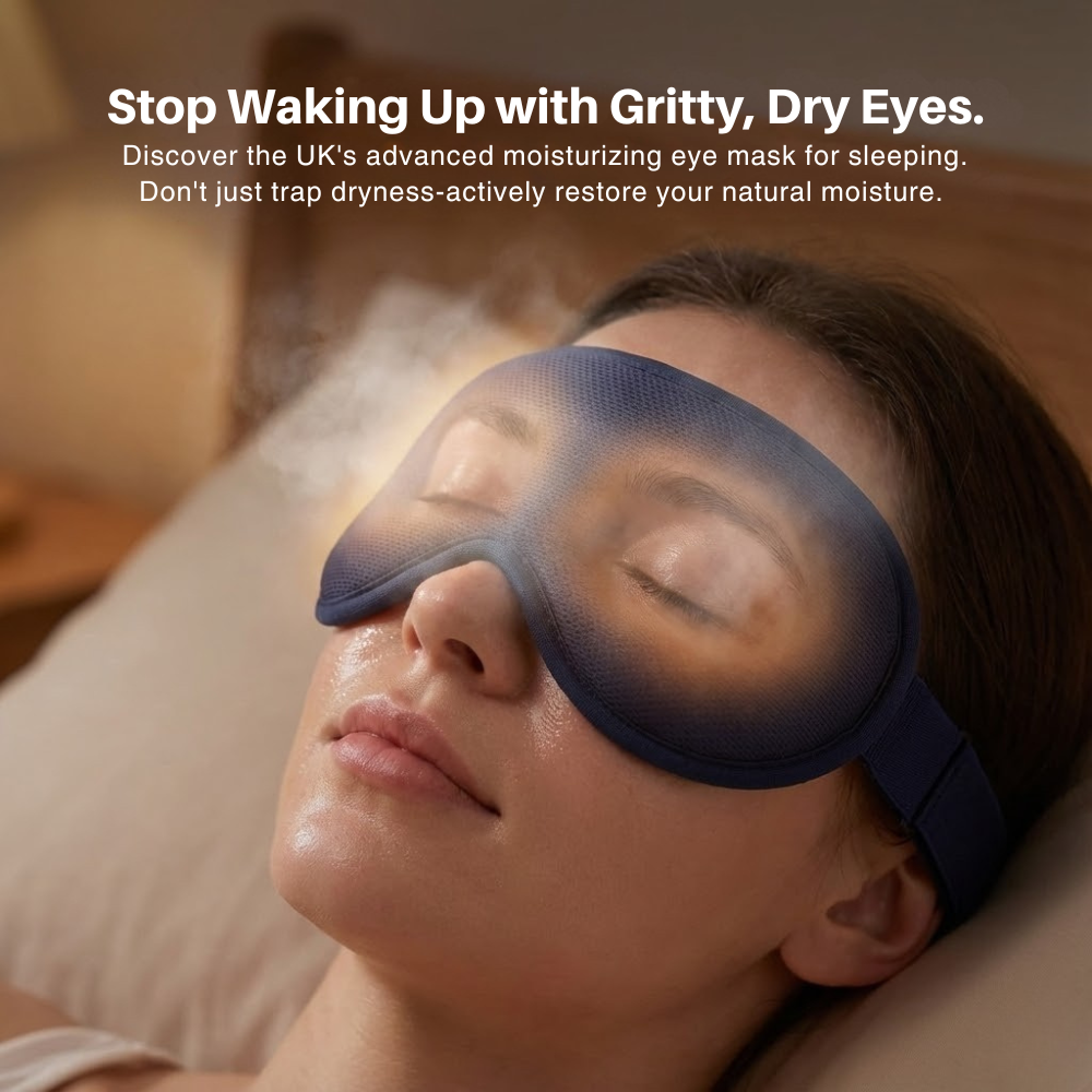 Moisturizing Eye Mask for Sleeping: Electric Eye Moisture Mask & Goggles Alternative. Top Rated Eye Moisture Pads for Dry Eyes & Overnight Hydration. 5