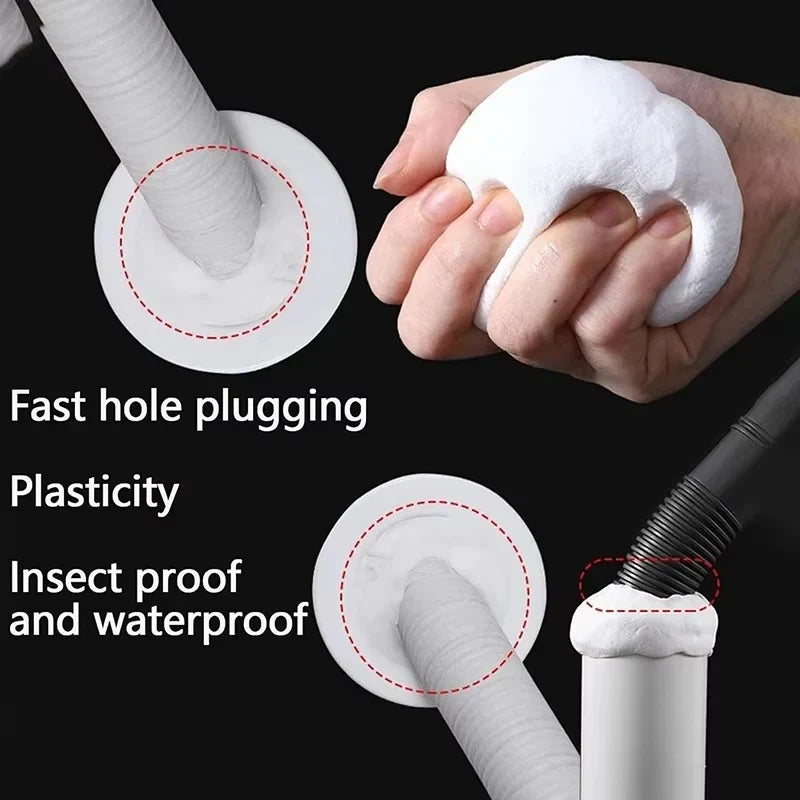 Moldable Sealing Putty Blocks | No-Tools Instant Leak & Draft Seal | Waterproof, Moisture-Resistant Repair Barrier