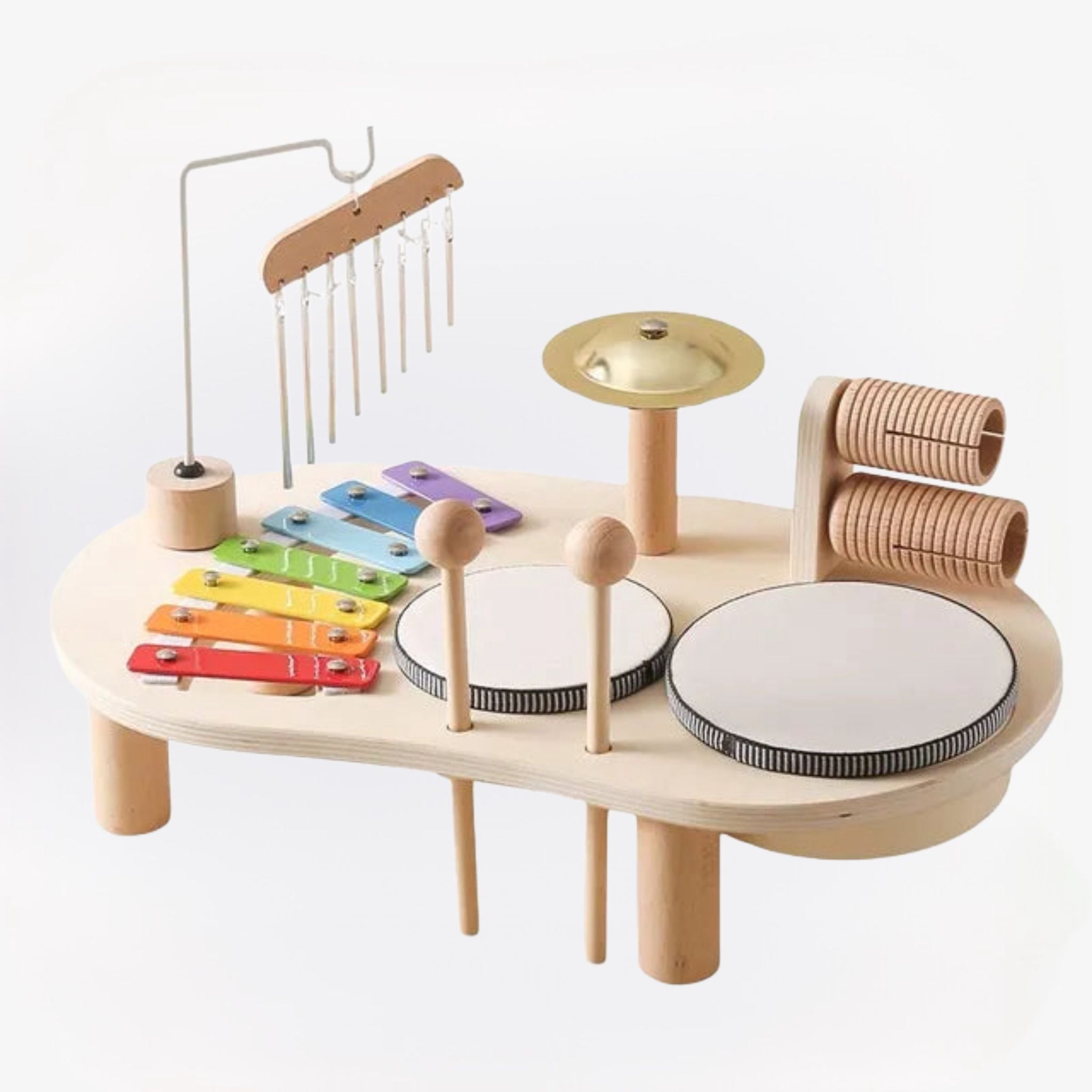 Montessori Music Station For Children | Multi Instrument Table