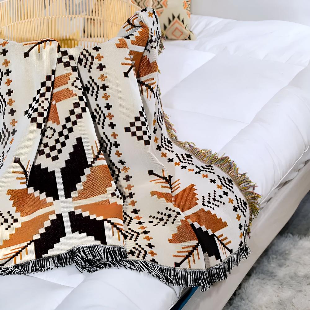 MoroccanBoho | Large Picnic Mat – Soft Microfiber Blend with Vibrant Patterns