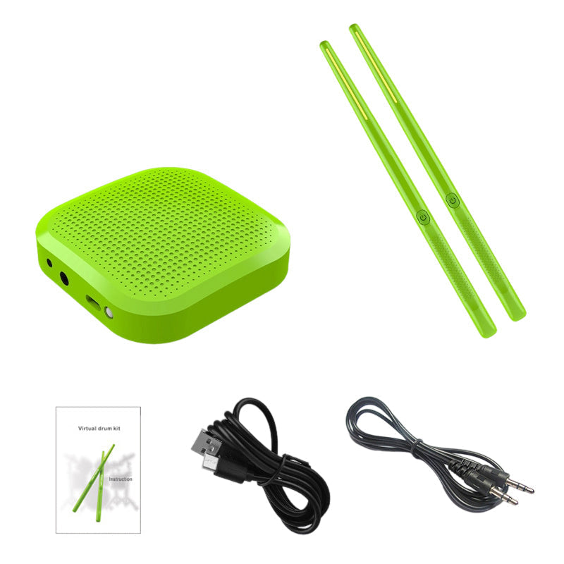 Motion Sensor Air Drum Set | RGB Lighting & Multi-Mode Connectivity | Portable Electronic Drumming Kit for Kids and Beginners