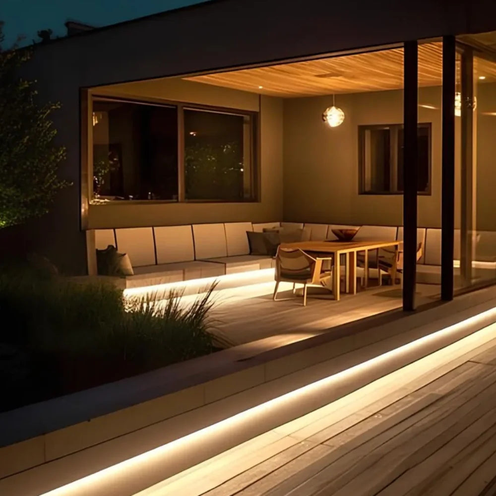 Motion Sensor LED Strip Light | 3 Lighting Modes with Remote Control | IP65 Waterproof, Battery or USB Powered
