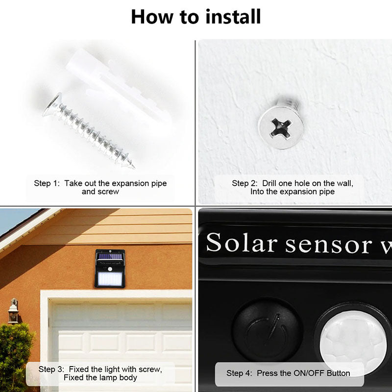 MotionSolar | Solar Outdoor Light With Motion Sensor – Eco-Friendly LED