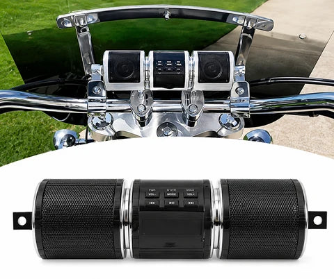 Motorcycle Handlebar Speakers | Clamp Mount, AUX And USB
