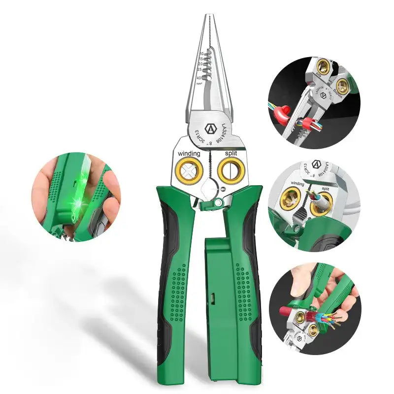 Multi-Function Wire Stripper | 8-in-1 LED Cutter
