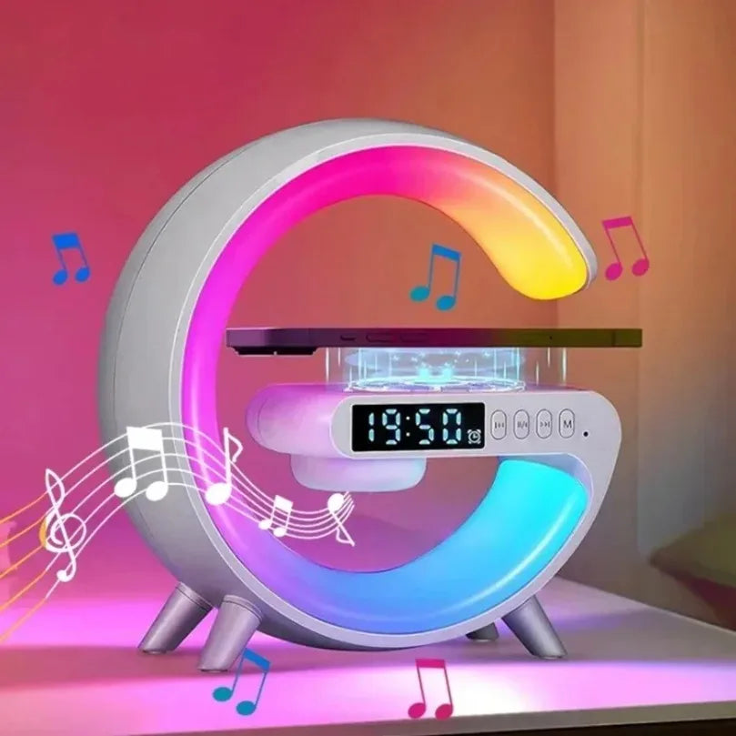 Multifunction Wireless Charging Lamp – Bluetooth Speaker & LED Light | Desk Use 0