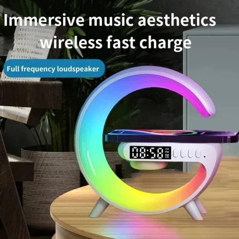 Multifunction Wireless Charging Lamp – Bluetooth Speaker & LED Light | Desk Use 3