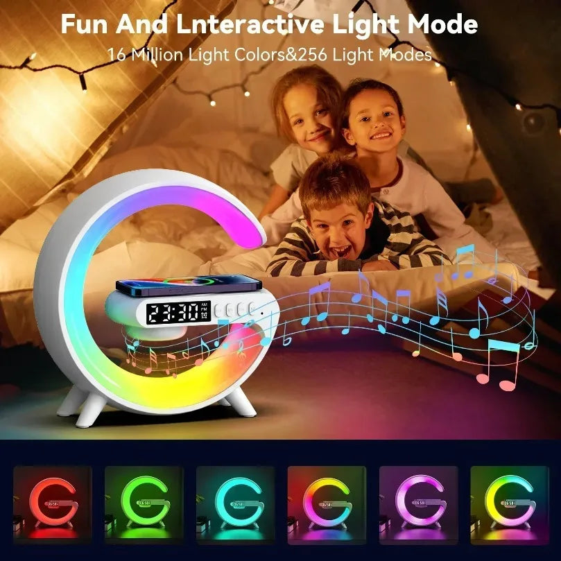Multifunction Wireless Charging Lamp – Bluetooth Speaker & LED Light | Desk Use 7