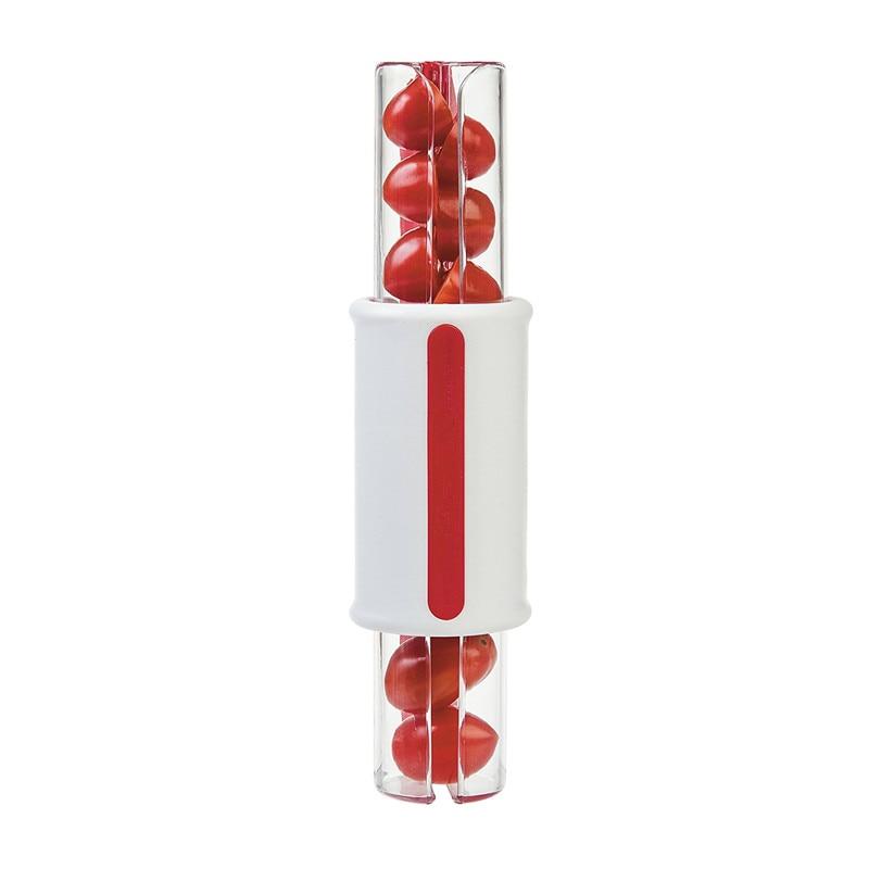 Multifunctional Tomato Zip Slicer | Clear Squeeze Chamber