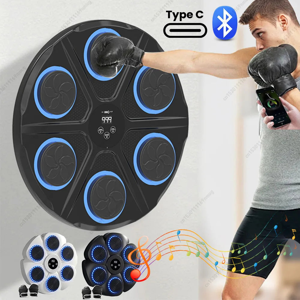 Music Boxing Machine – Reaction Training & Fitness | Wall Mounted Boxing Trainer for Home Workouts 2