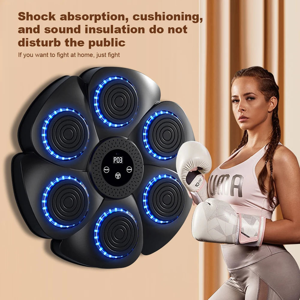 Music Boxing Machine – Reaction Training & Fitness | Wall Mounted Boxing Trainer for Home Workouts 3