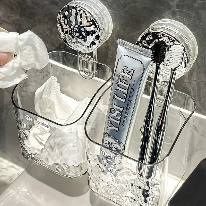 No Drill Organizer | Suction Cup Shower Shelf Design
