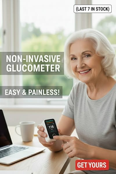 Non-Invasive Blood Glucose Monitor — 5-Second Readout | - 99% Accuracy 8-1 5