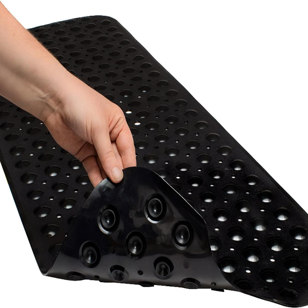 Non Slip Bathtub Mat Suction Cup Drain Design 2
