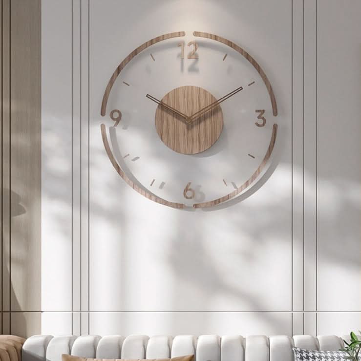 Nordic | Modern Wall Clock - Silent Real Wood Design