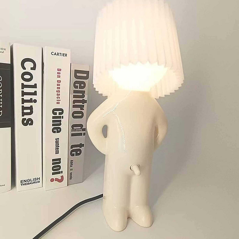 Novelty Figure LED Night Light Lamp | Plastic Frame with Plug-In Base | Soft Ambient Glow for Decor and Reading