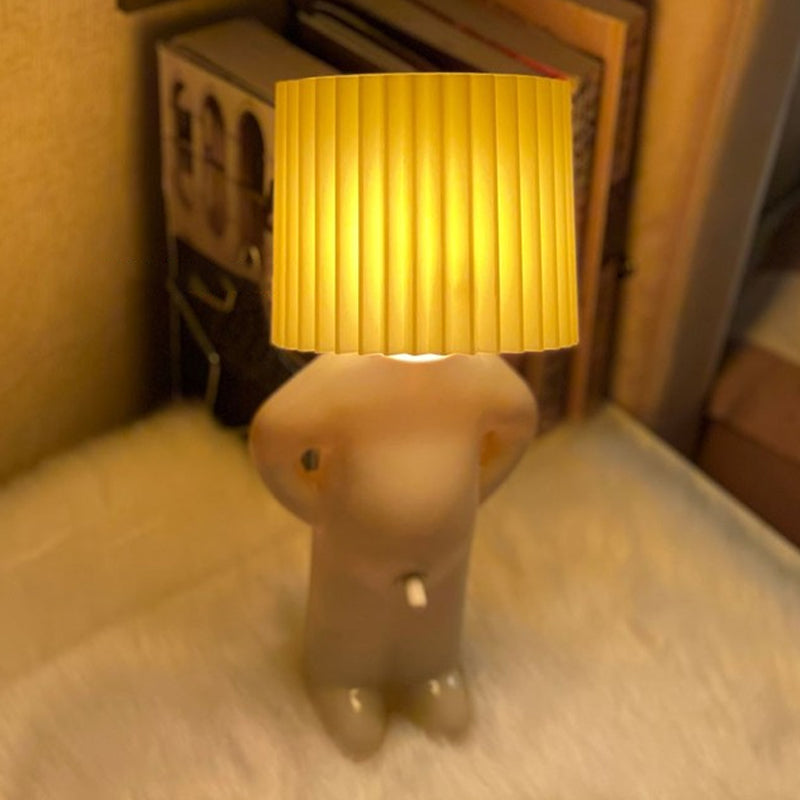 Novelty Figure LED Night Light Lamp | Plastic Frame with Plug-In Base | Soft Ambient Glow for Decor and Reading