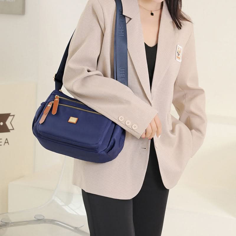 Nylon Shoulder Bag | Compact Design With Multiple Pockets - Durable & Stylish