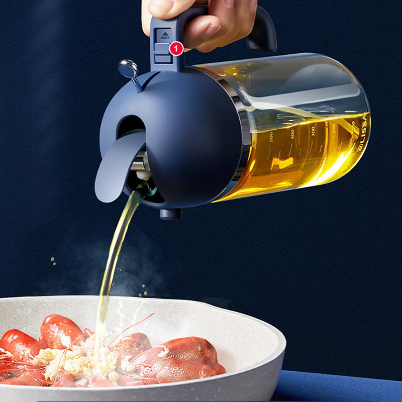 Olive Oil Spray | Spray Or Pour Top, Marked Clear Body