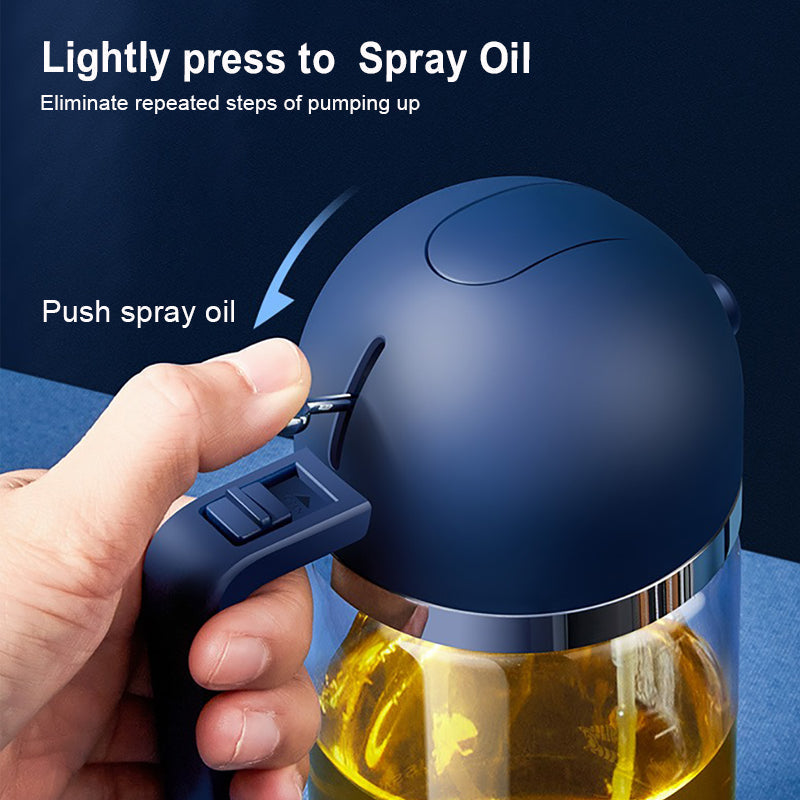 Olive Oil Spray | Spray Or Pour Top, Marked Clear Body