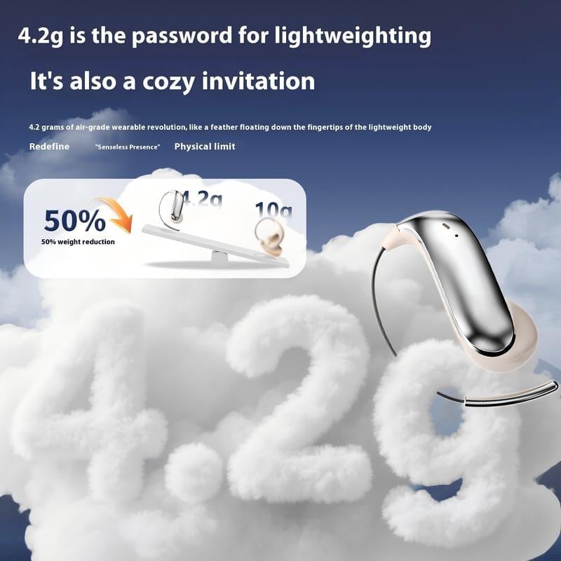 Open-Ear Wireless Earbuds | Stable Bluetooth Connection | Long Battery Life with Charging Case, IPX5 Water Resistant