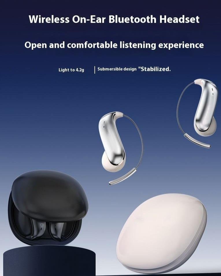 Open-Ear Wireless Earbuds | Stable Bluetooth Connection | Long Battery Life with Charging Case, IPX5 Water Resistant