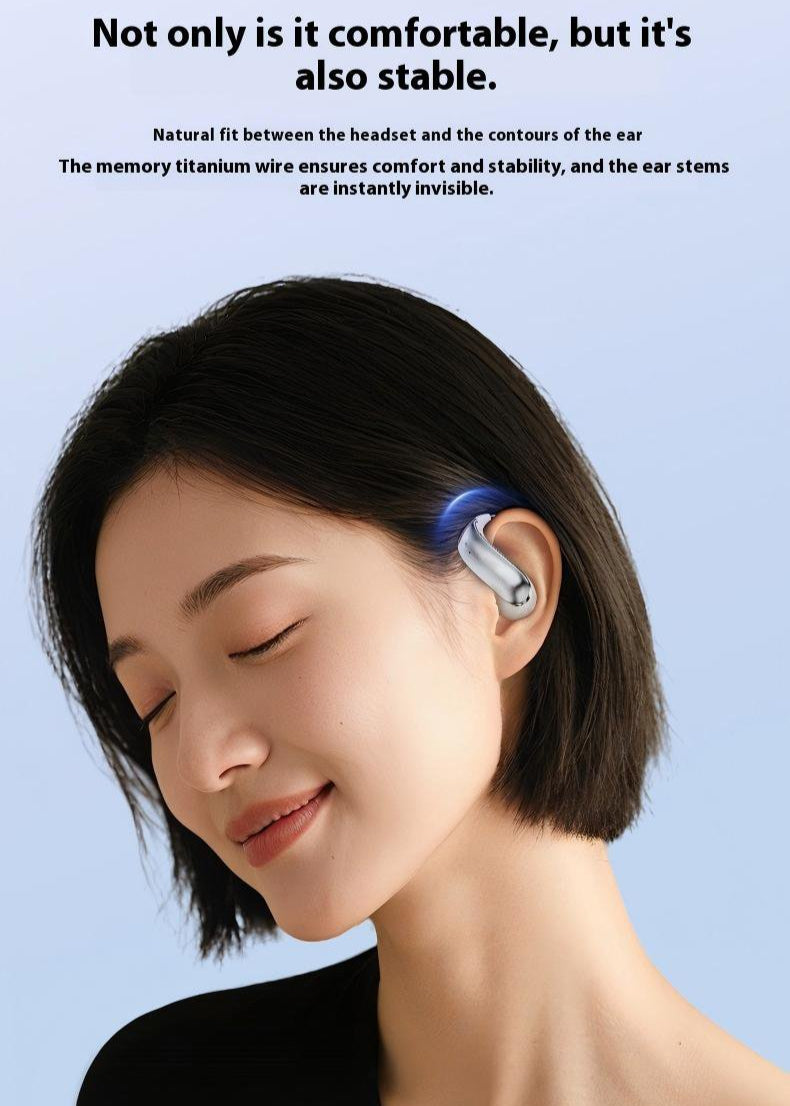Open-Ear Wireless Earbuds | Stable Bluetooth Connection | Long Battery Life with Charging Case, IPX5 Water Resistant