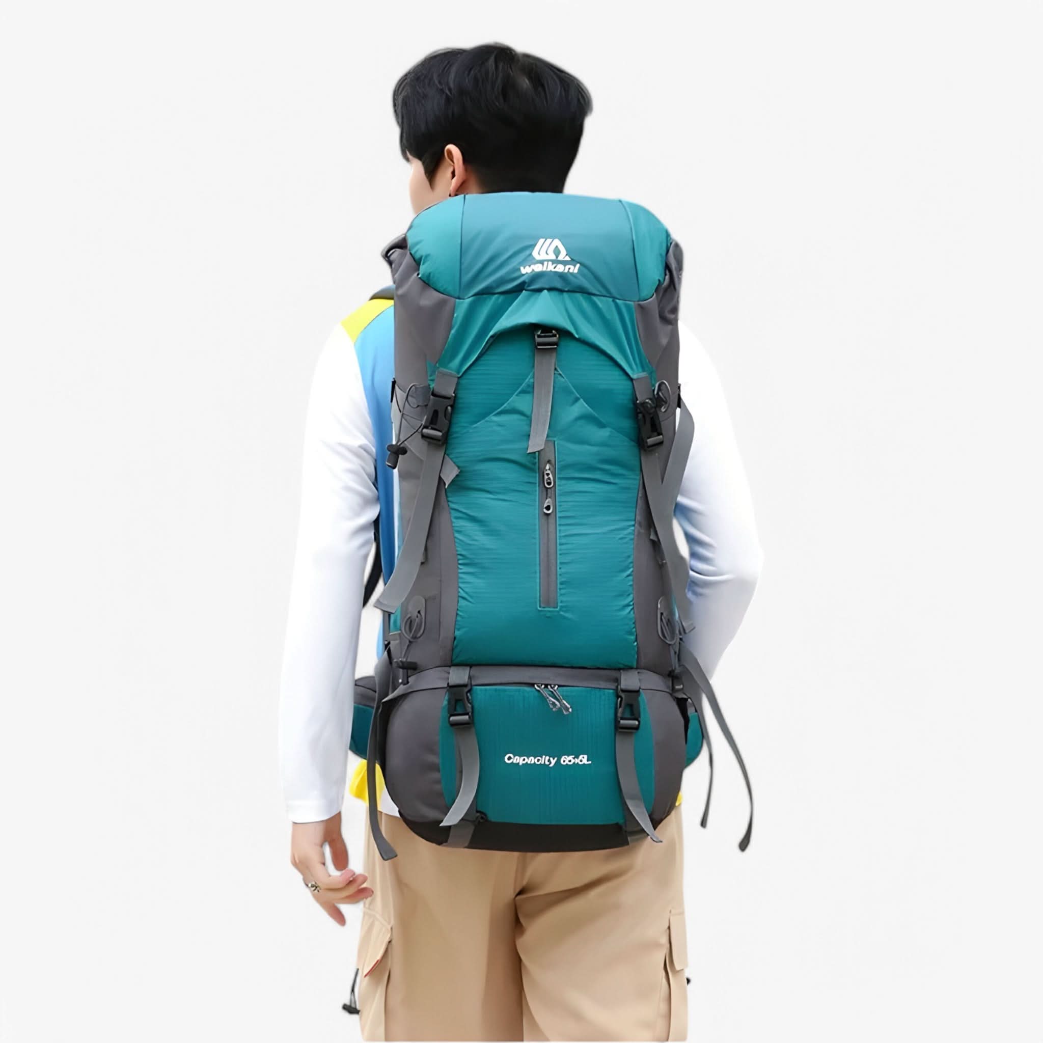 OutdoorPro | 70L Hiking Backpack - Water-Resistant Rain Cover Included