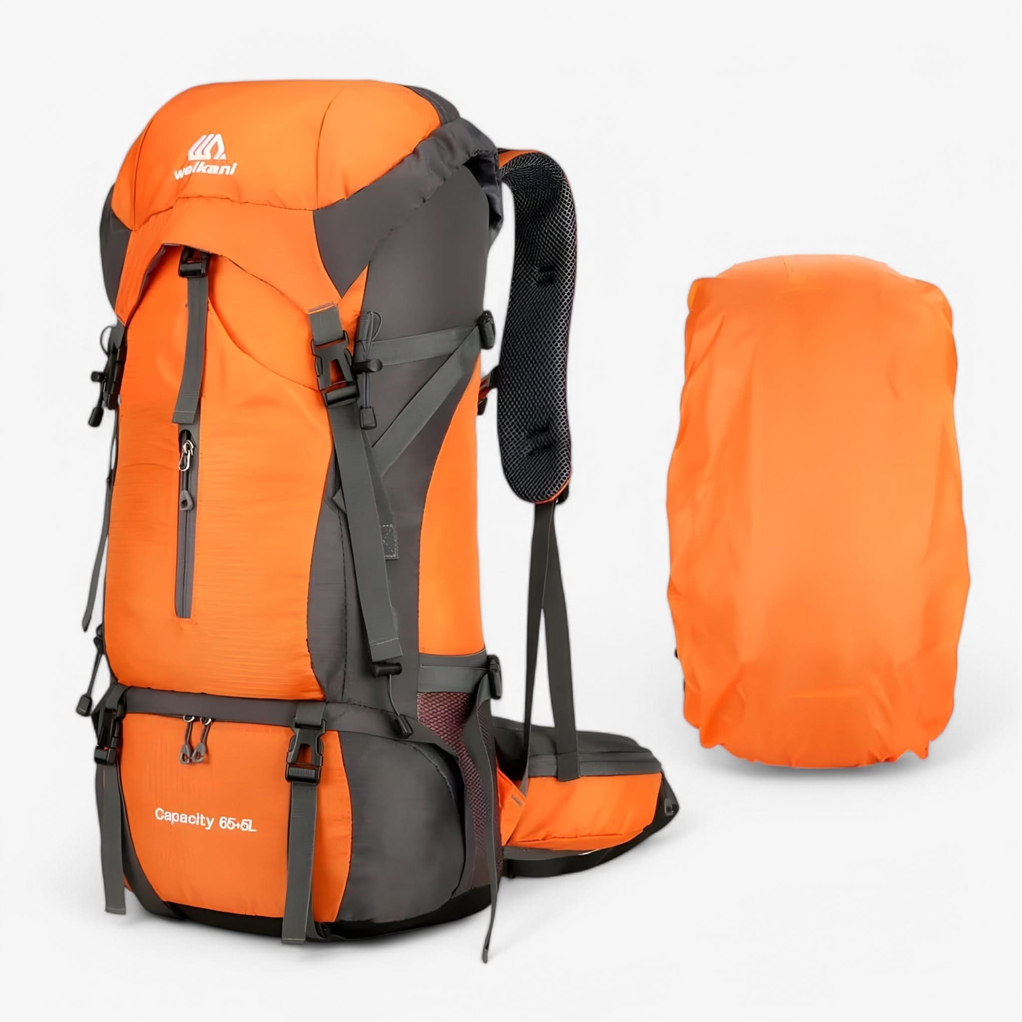 OutdoorPro | 70L Hiking Backpack - Water-Resistant Rain Cover Included
