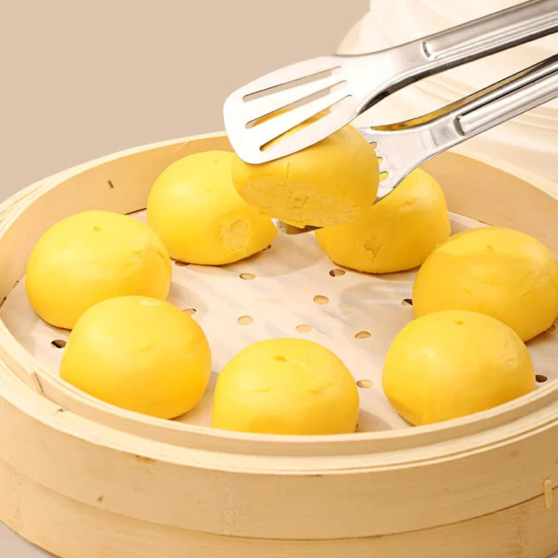 Perforated Anti-Stick Steamer Paper 100/400pcs | Waterproof & Heat Resistant | Reusable Non-Stick Liner for Cooking