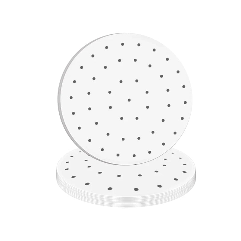 Perforated Anti-Stick Steamer Paper 100/400pcs | Waterproof & Heat Resistant | Reusable Non-Stick Liner for Cooking
