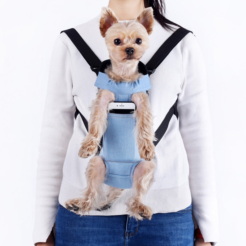Pet Backpack | Legs Out Carrier For Small Dogs