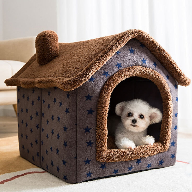 Pet House | Enclosed Cave Bed With A Removable Cushion