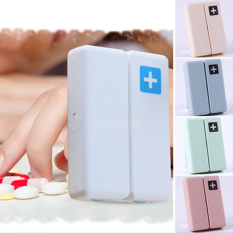 Pill Organiser Case Plastic | 7 Compartments with Magnetic Lid | BPA-Free, Portable Pill Box for Travel & Daily Use